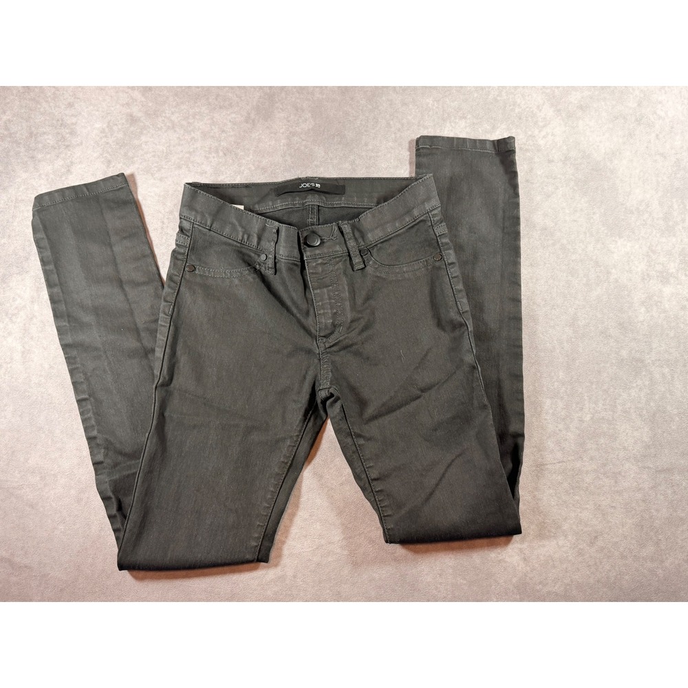 Joes Jeans Womens 12 Charcoal Gray Skinny Stretch Pants Five Pocket Slim Fit